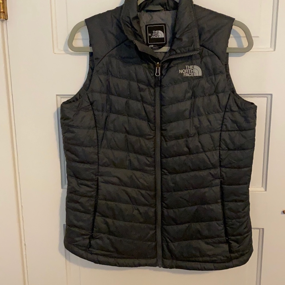 North face grey vest